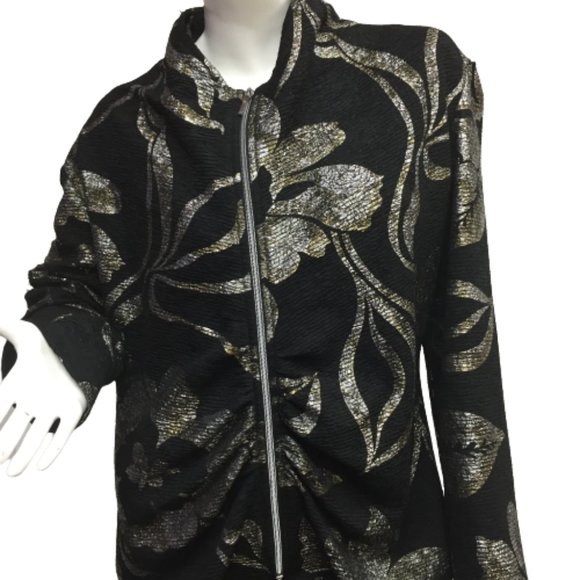 Initiatives Women's Black Gold Blazer - Picture 3 of 5